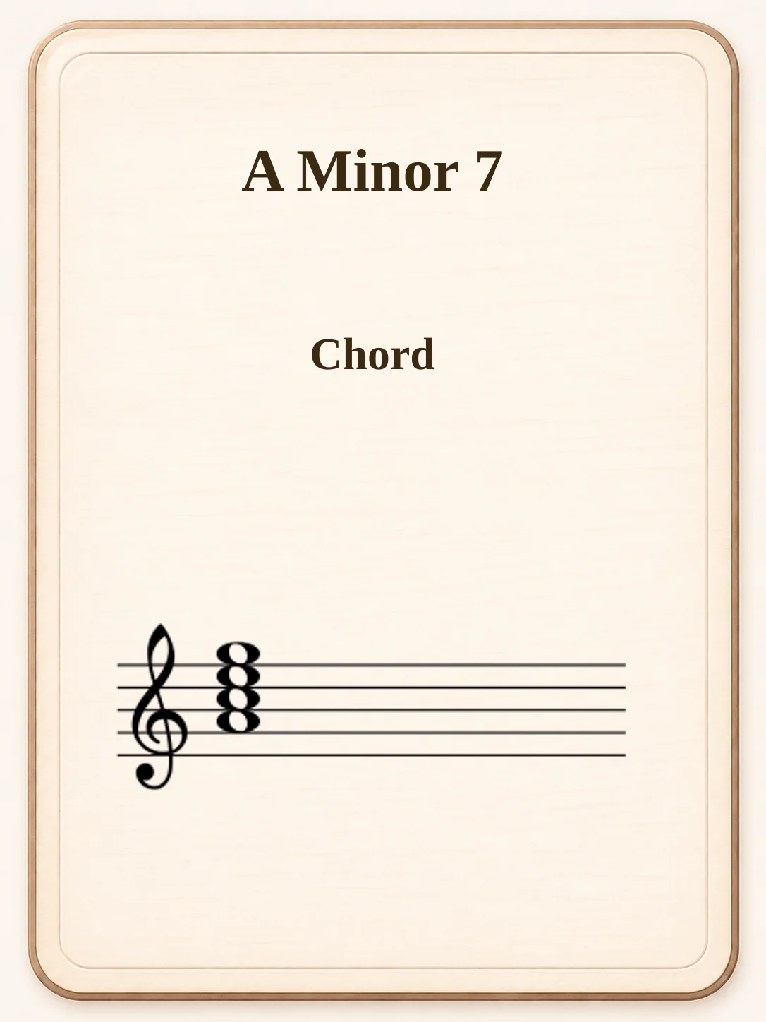 A Minor 7