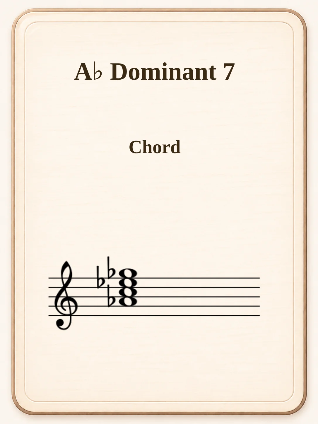 A♭ Dominant 7