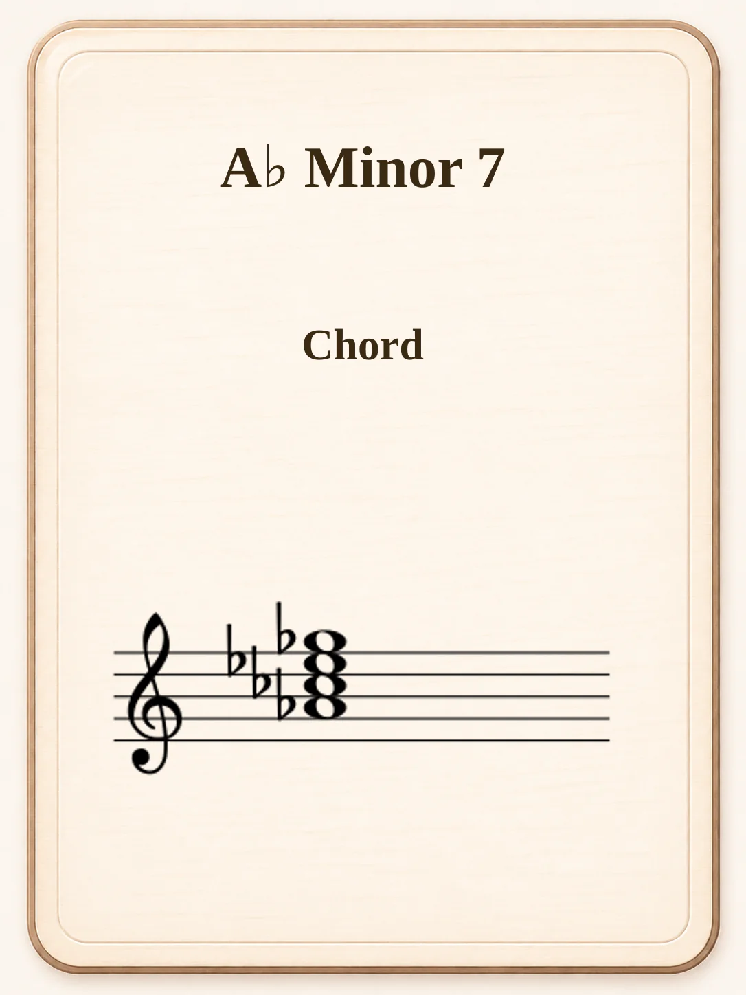 A♭ Minor 7