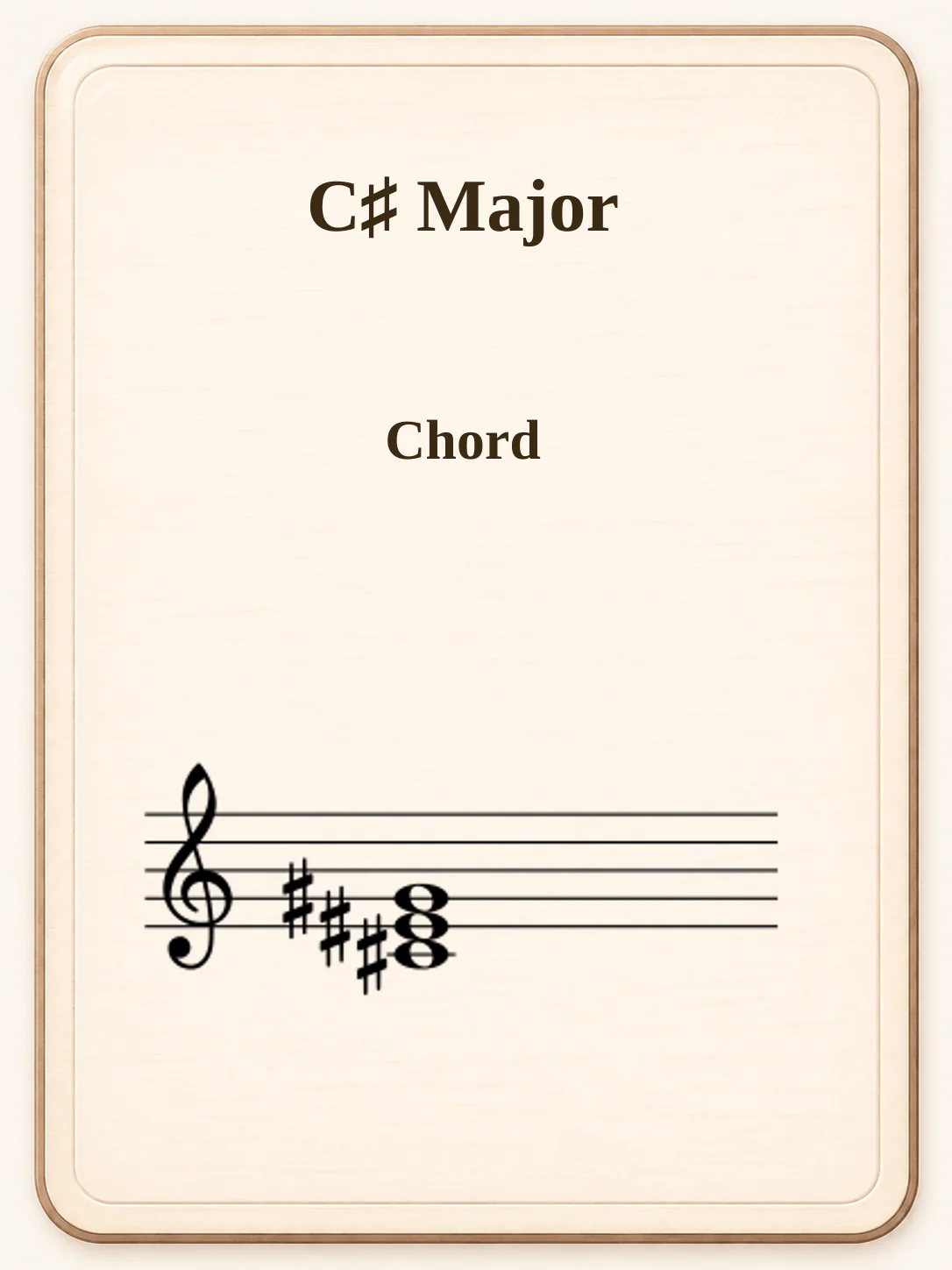 C♯ Major