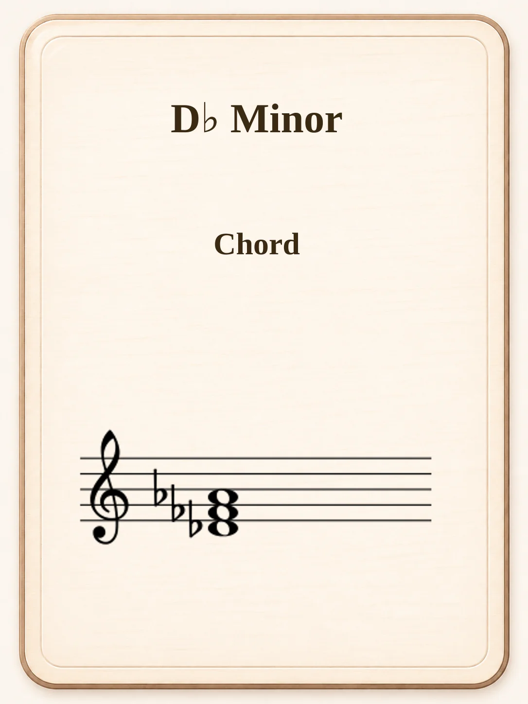D♭ Minor
