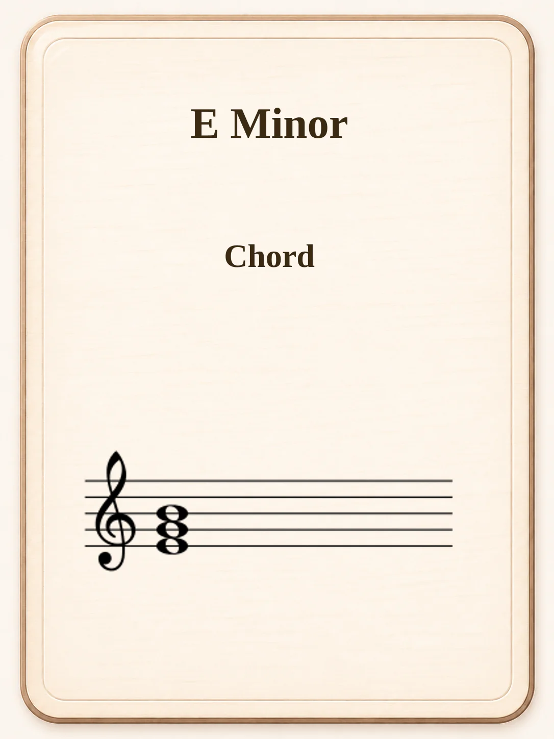 E Minor