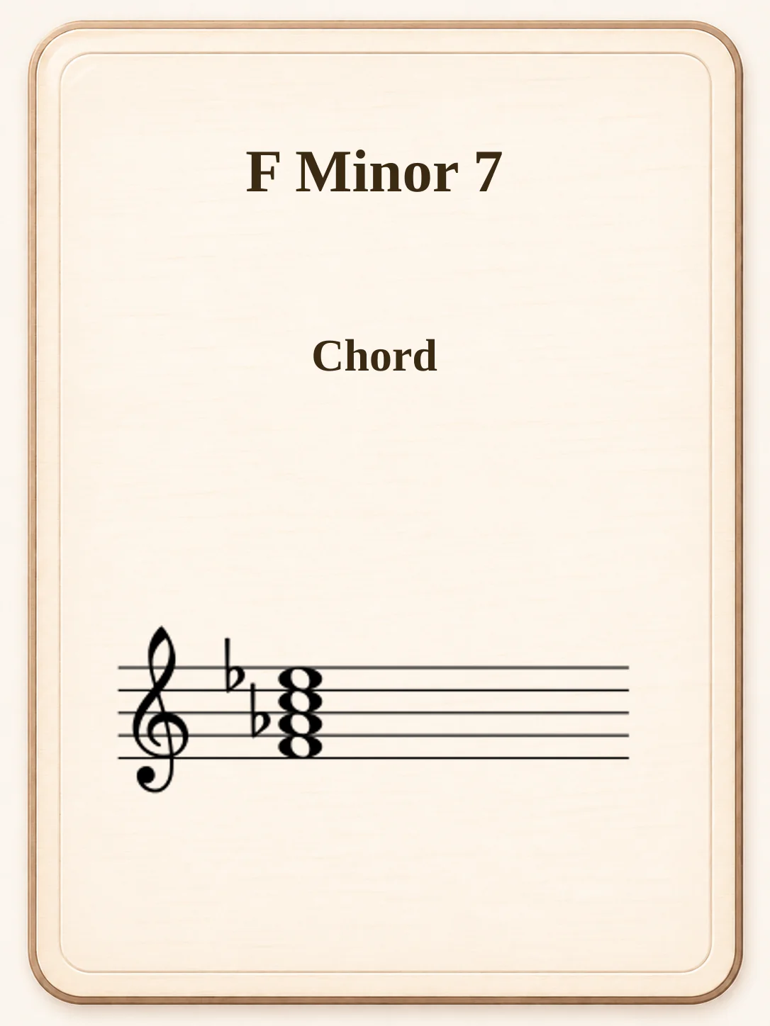 F Minor 7