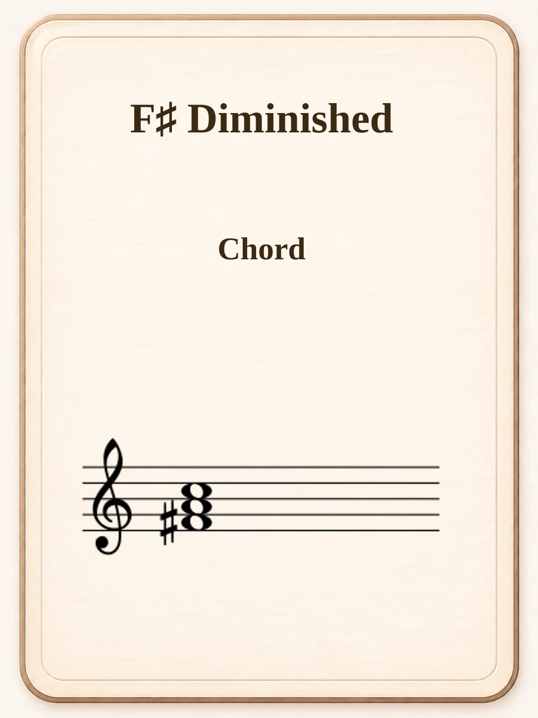 F♯ Diminished
