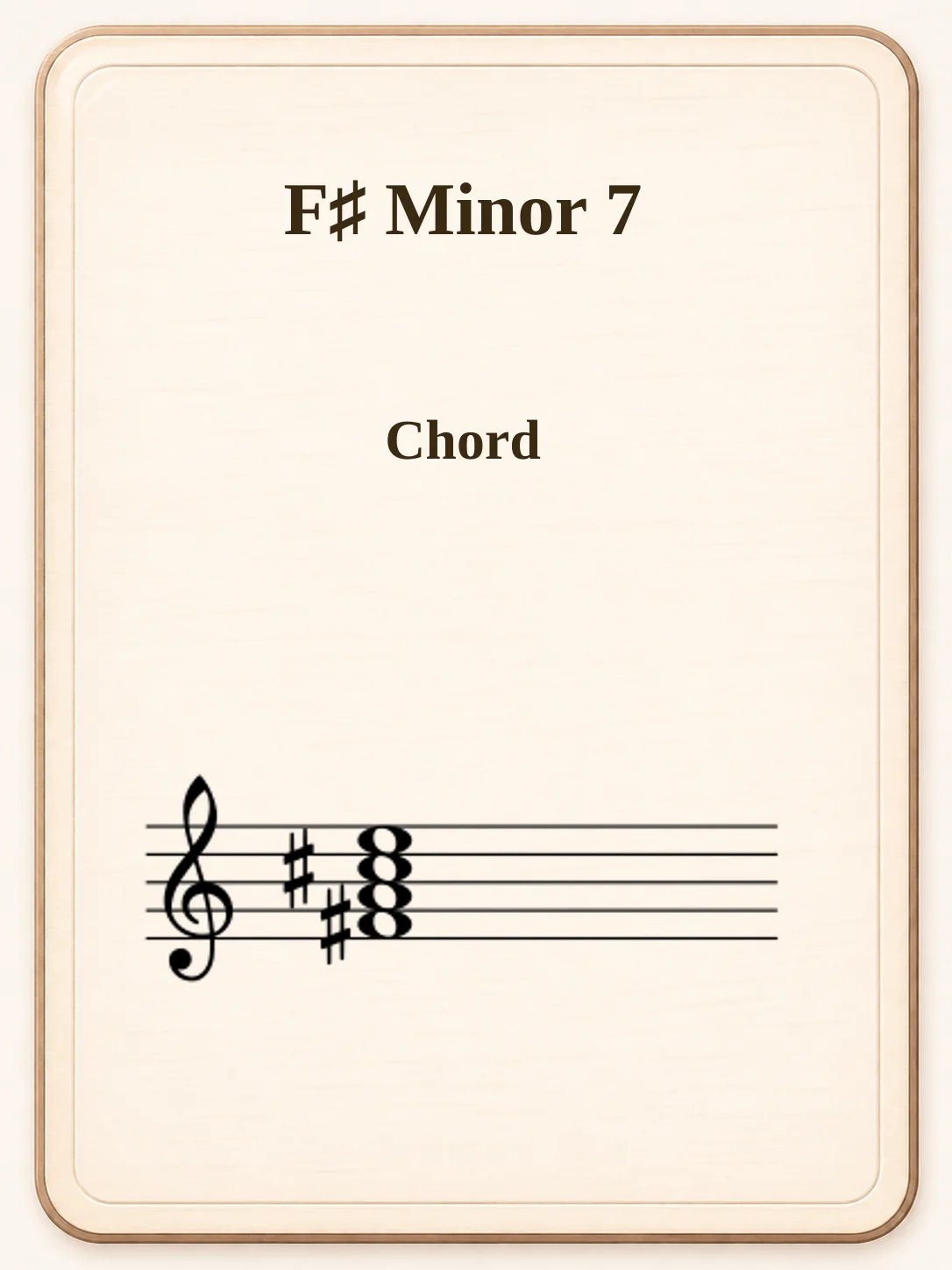 F♯ Minor 7