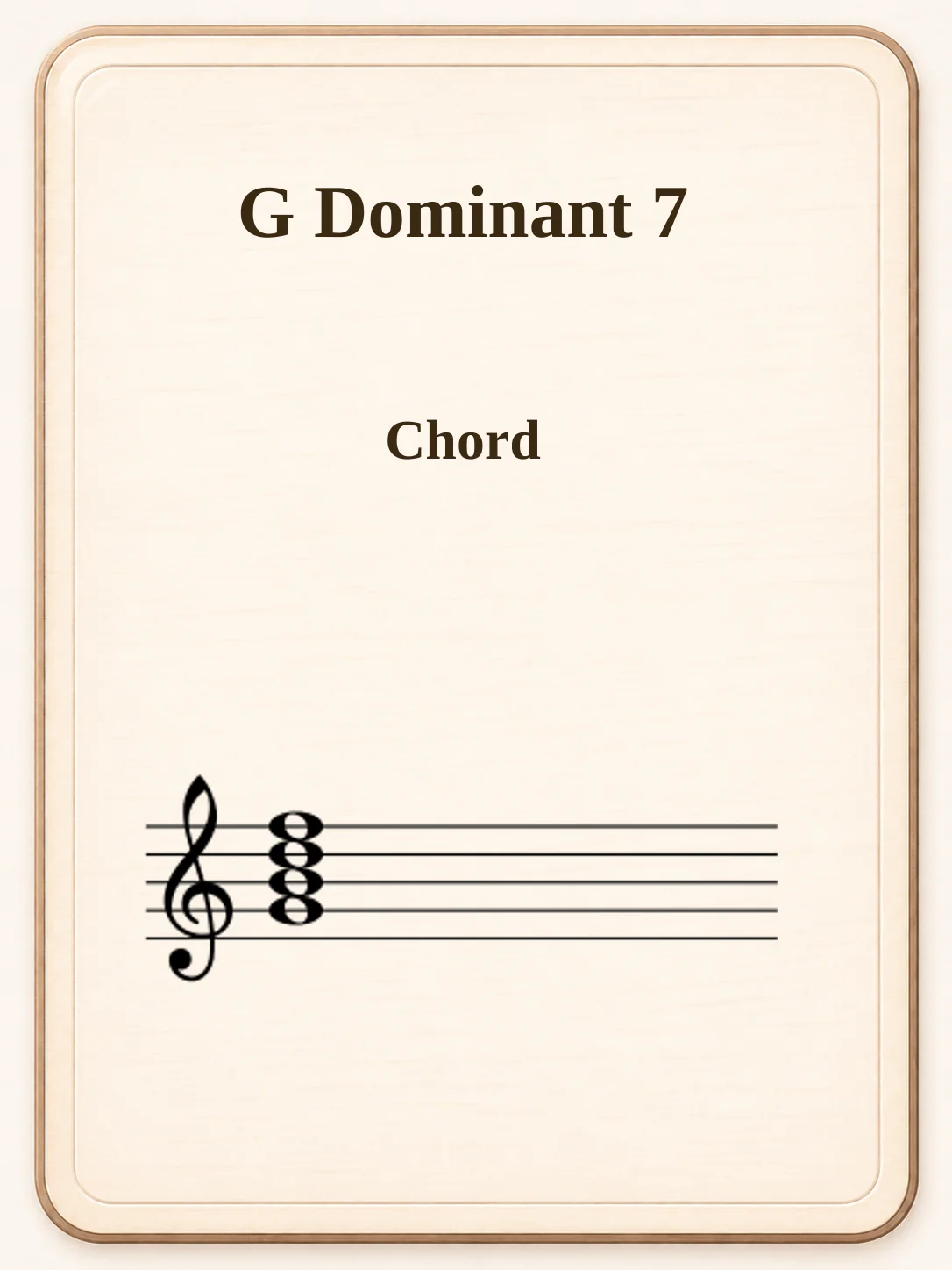 G Dominant 7