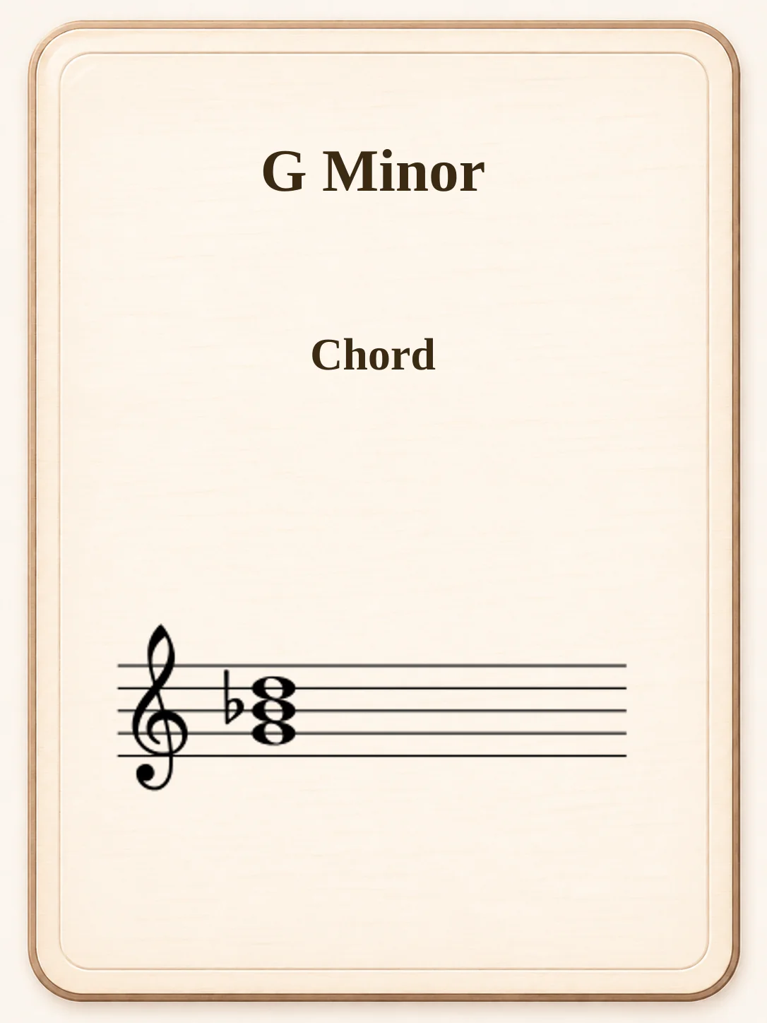 G Minor