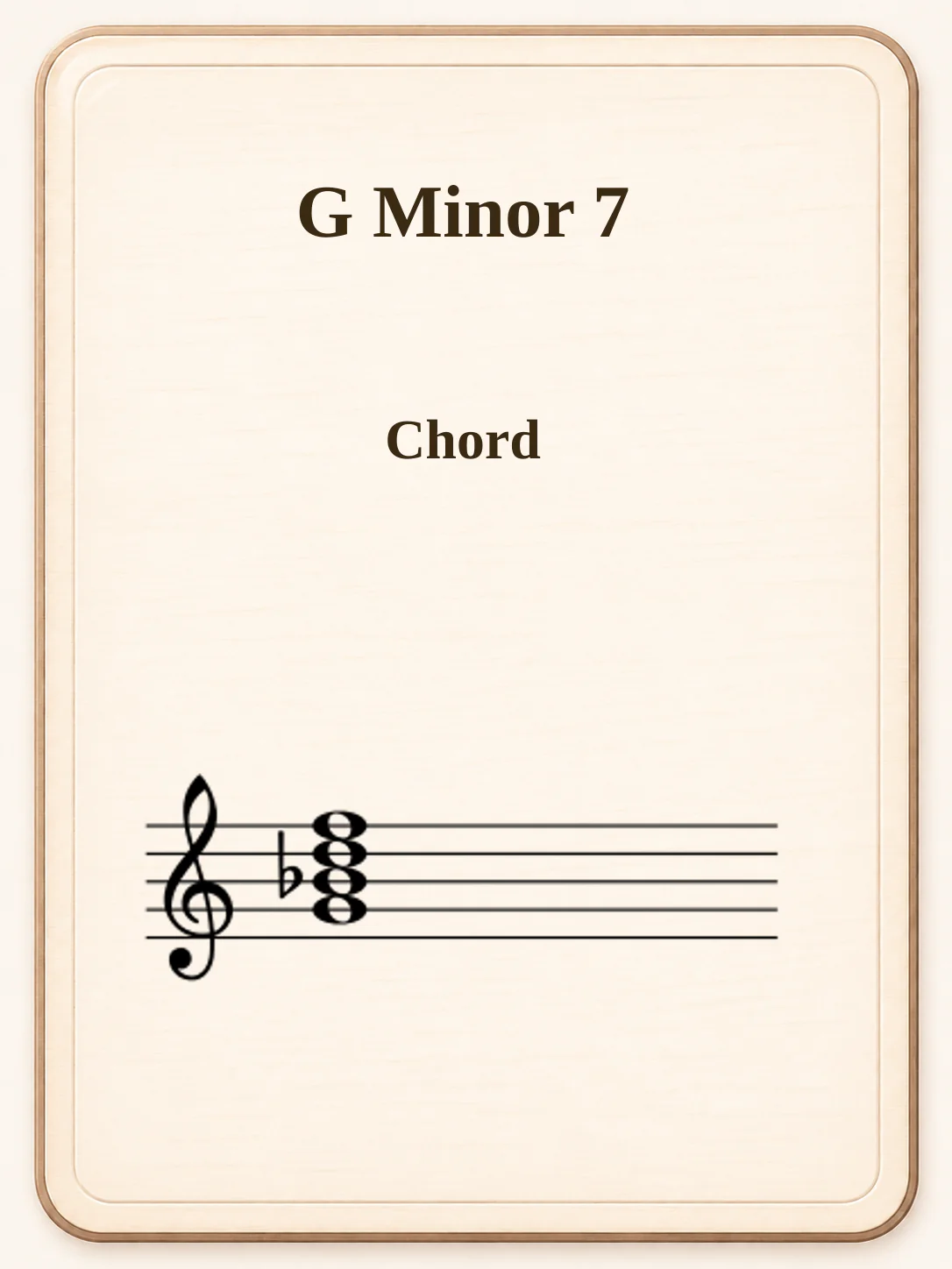 G Minor 7