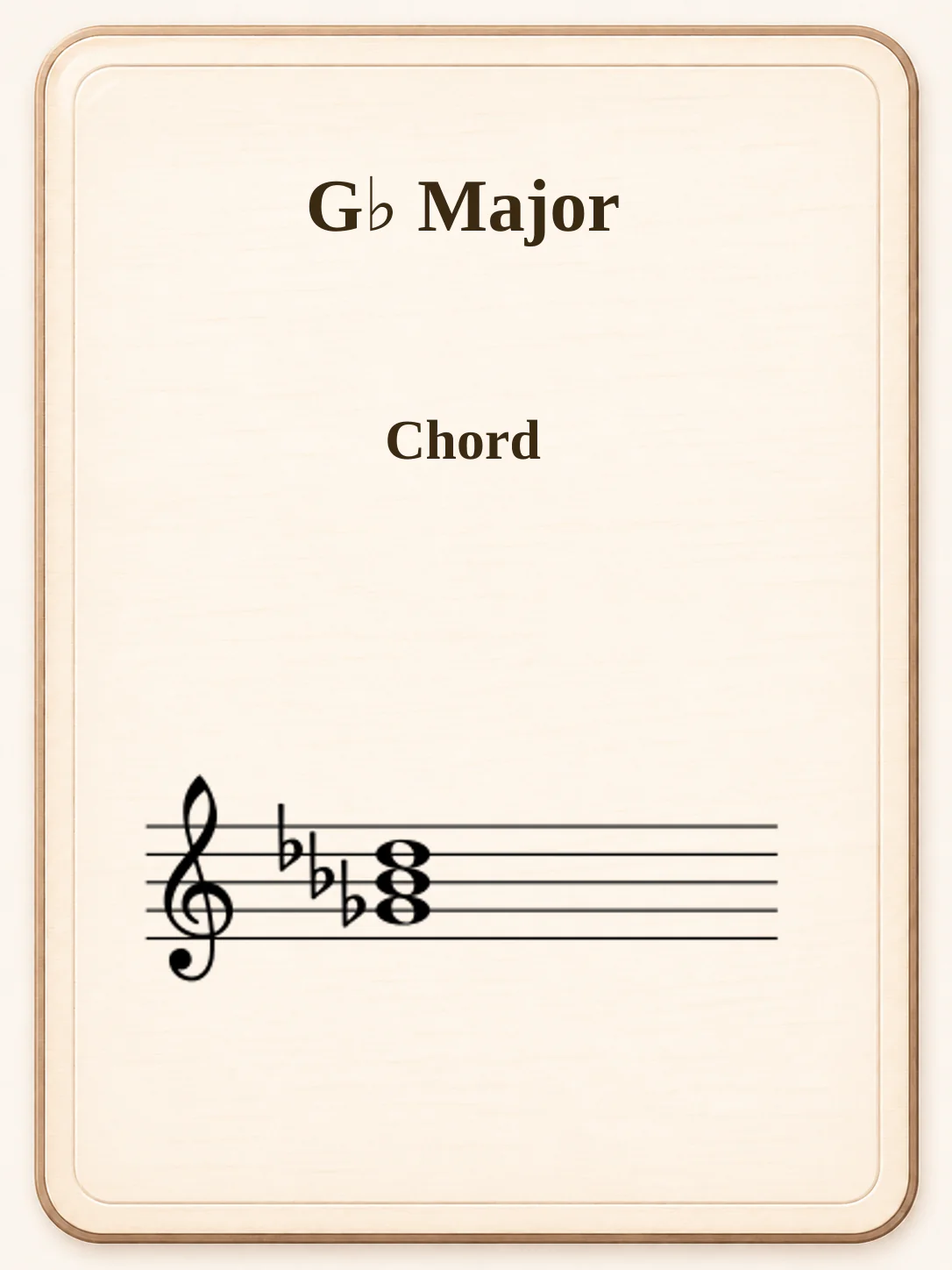 G♭ Major