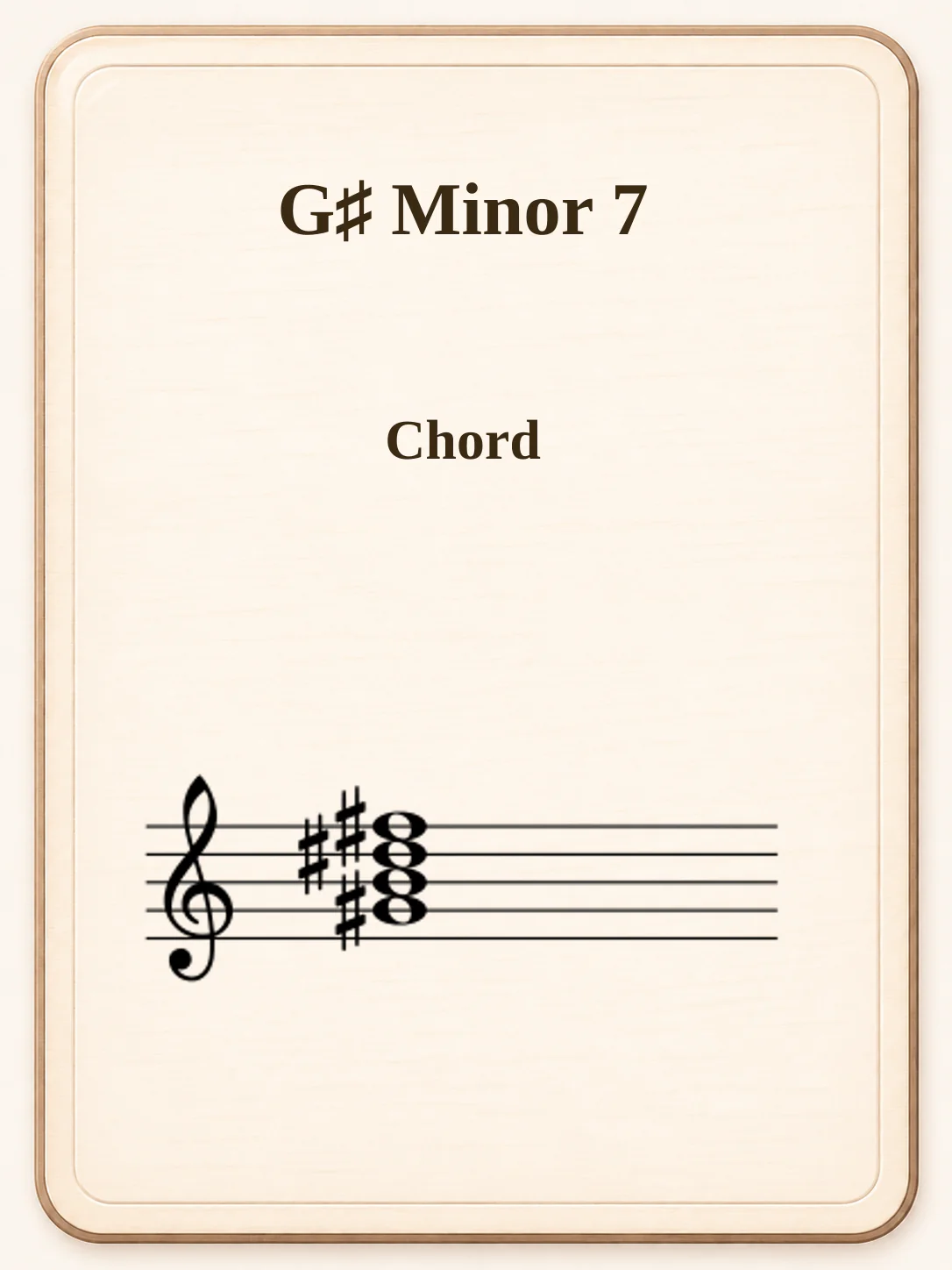 G♯ Minor 7