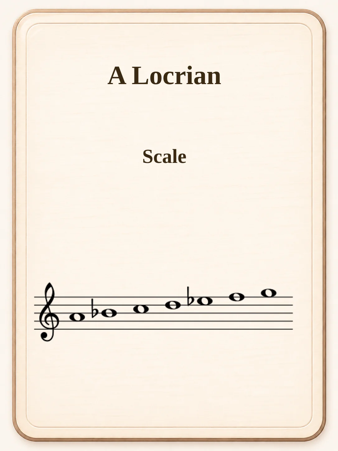 A Locrian