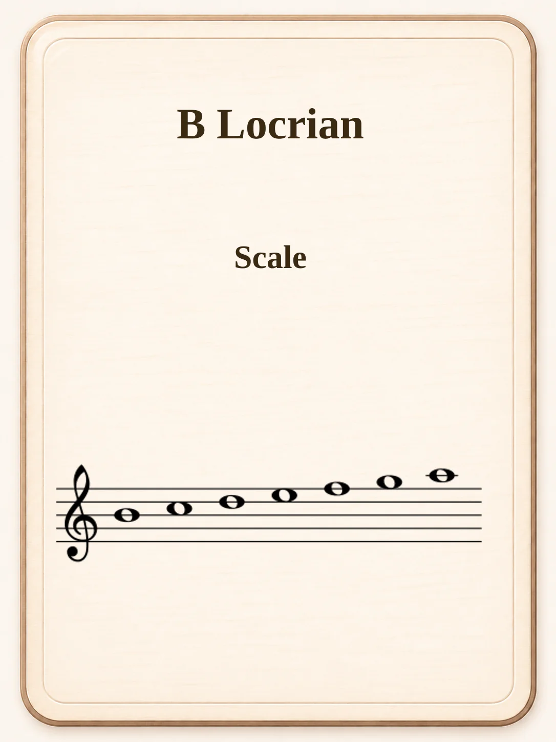B Locrian