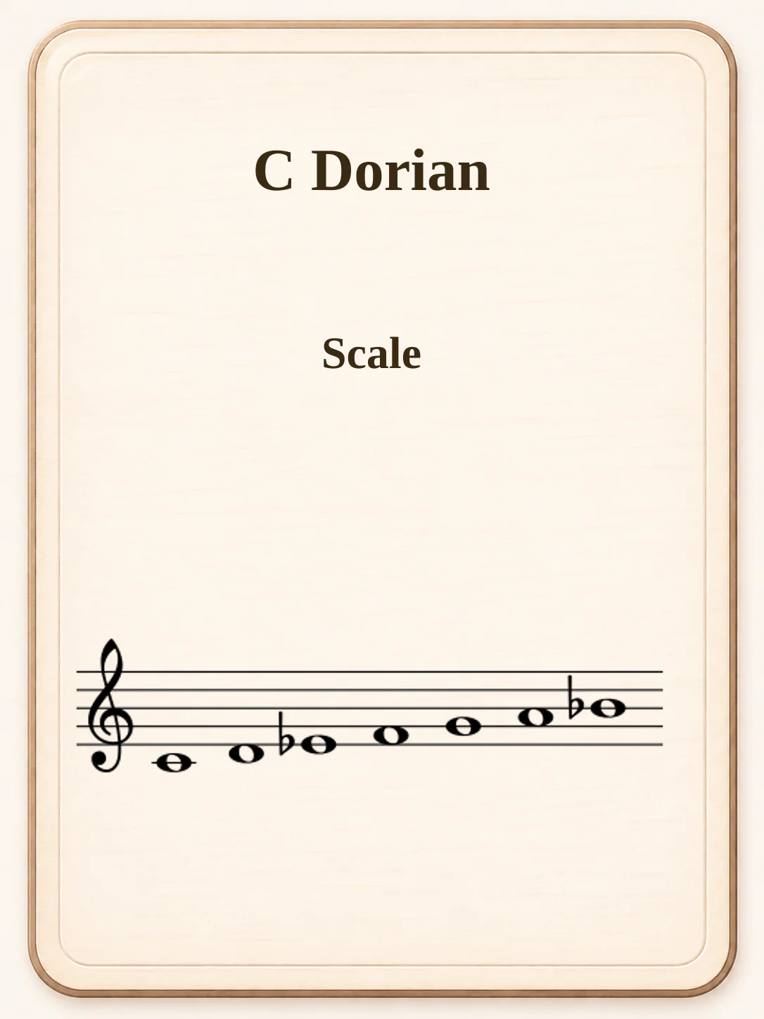 C Dorian