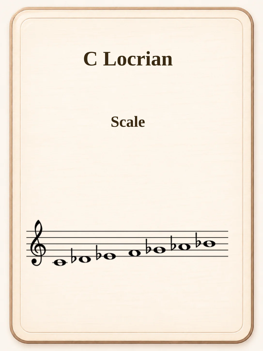 C Locrian