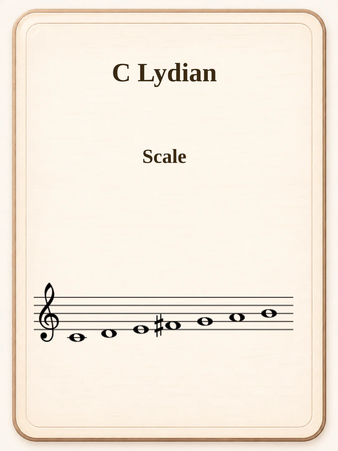 C Lydian