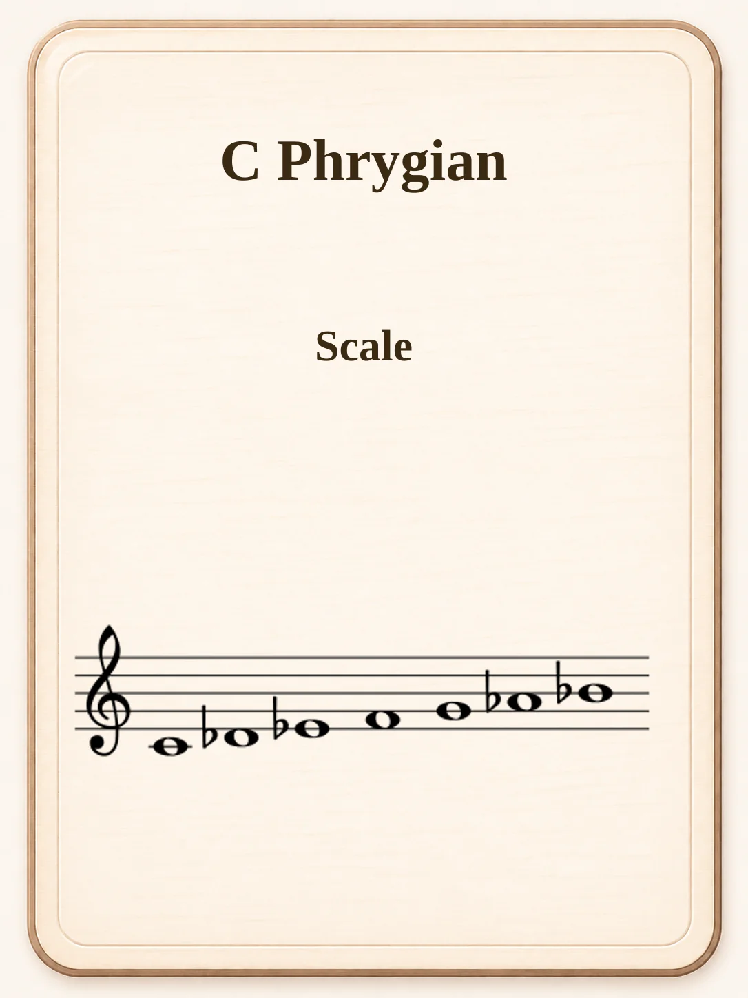 C Phrygian