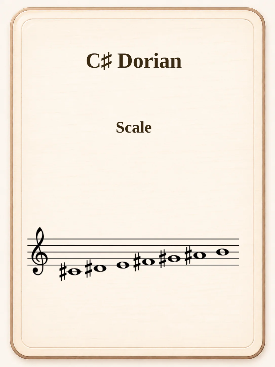 C♯ Dorian