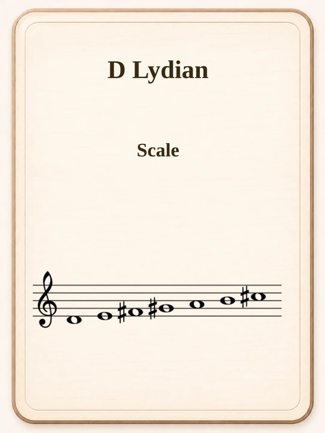 D Lydian