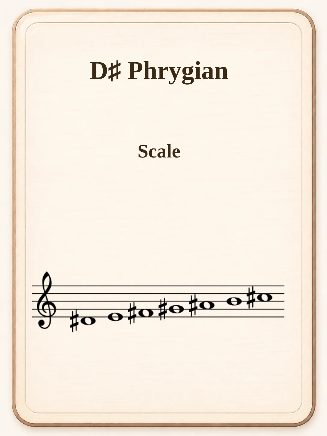 D♯ Phrygian