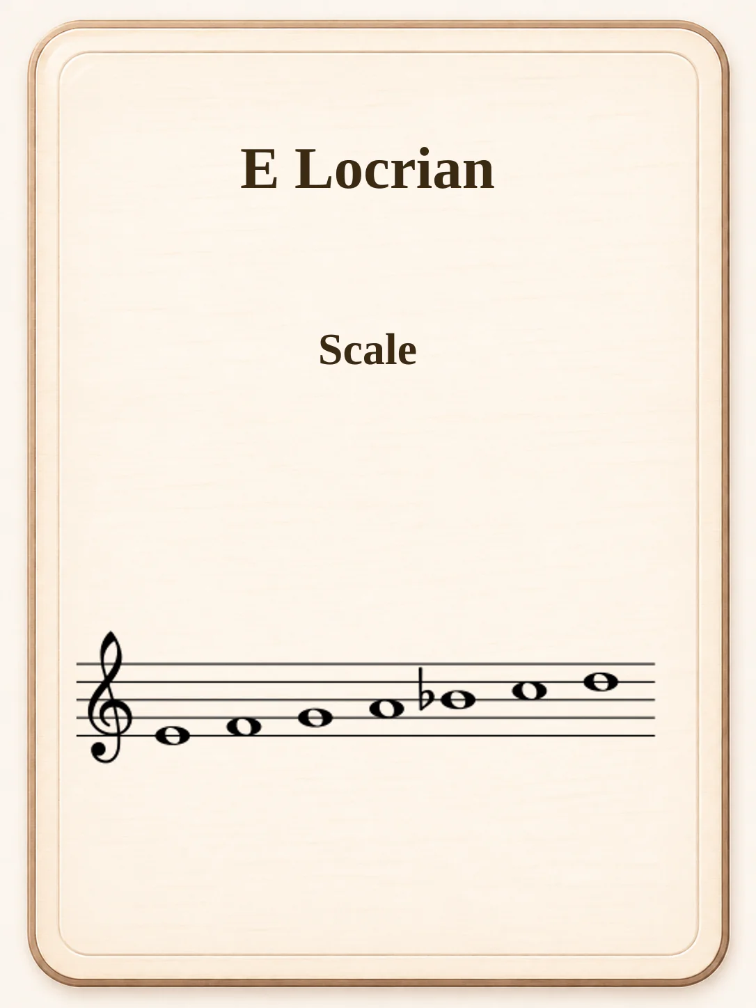 E Locrian