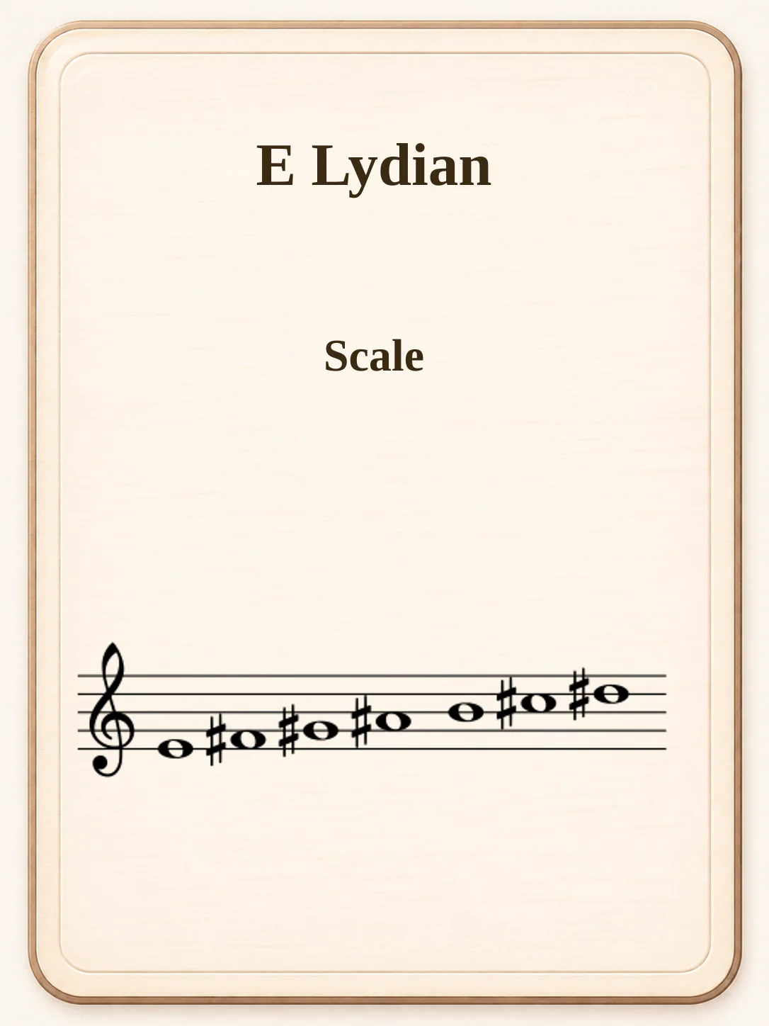 E Lydian