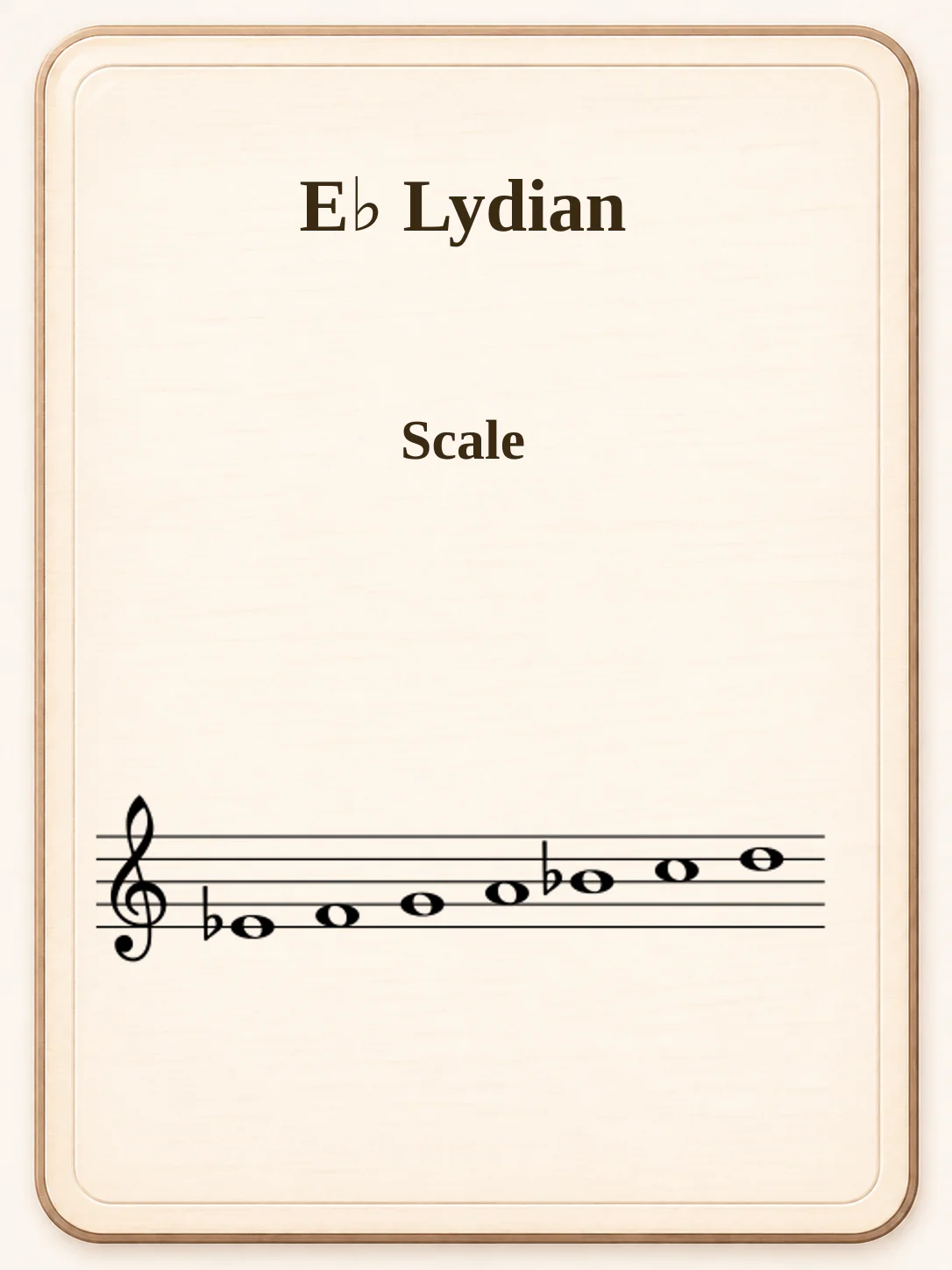 E♭ Lydian