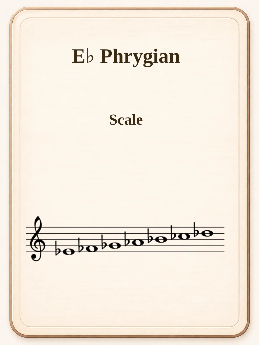 E♭ Phrygian