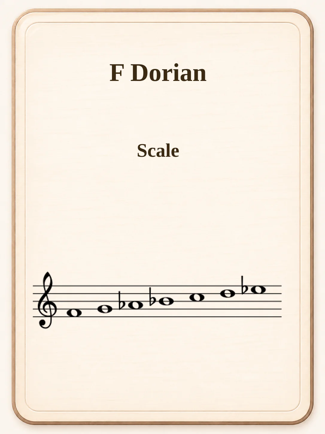 F Dorian
