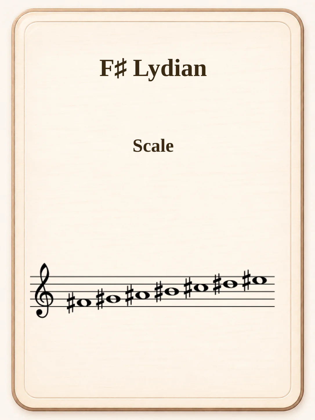 F♯ Lydian