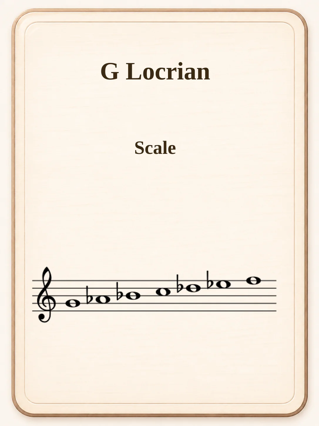 G Locrian