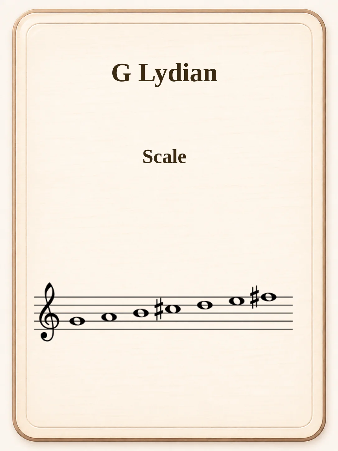 G Lydian