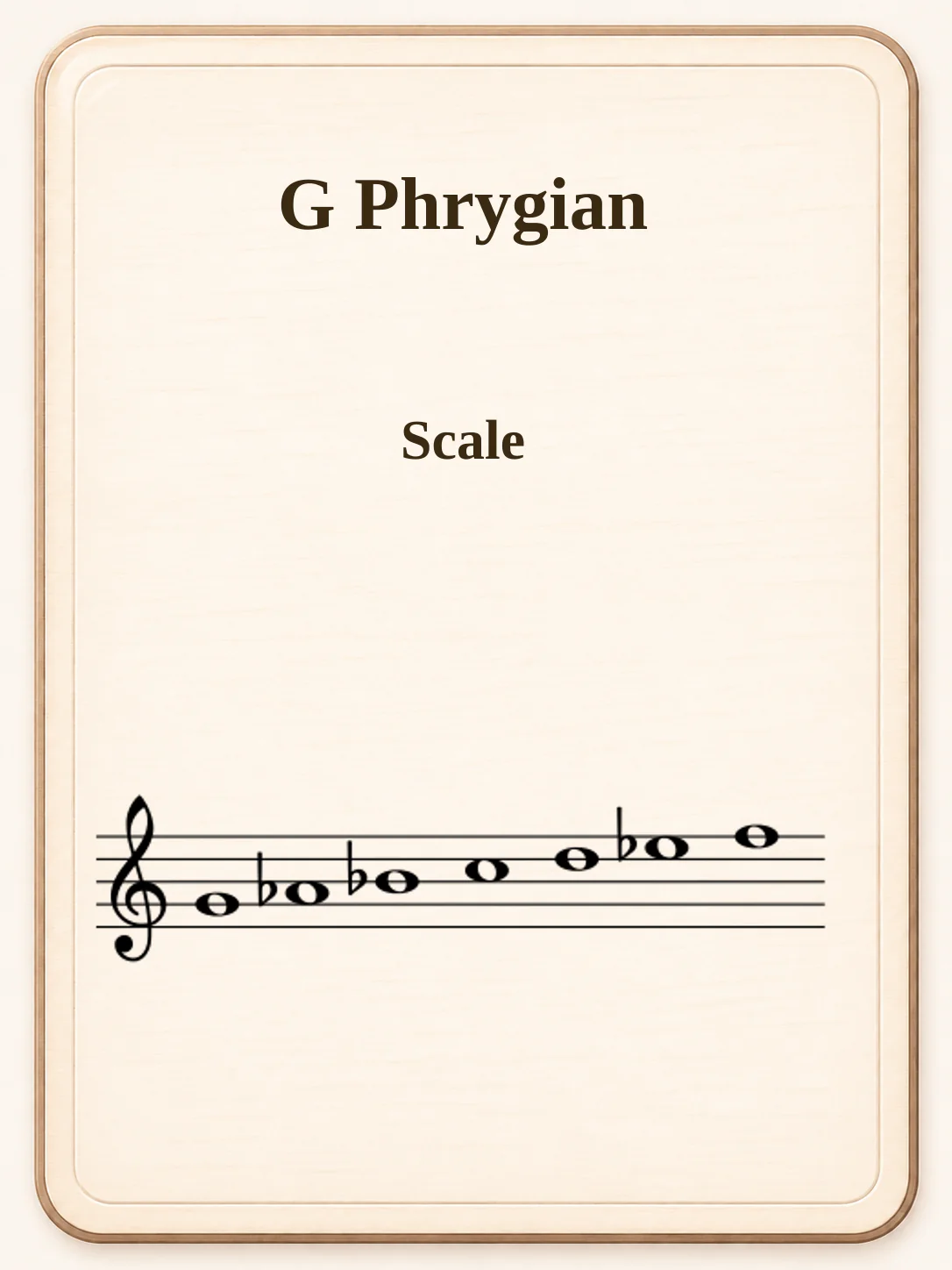 G Phrygian