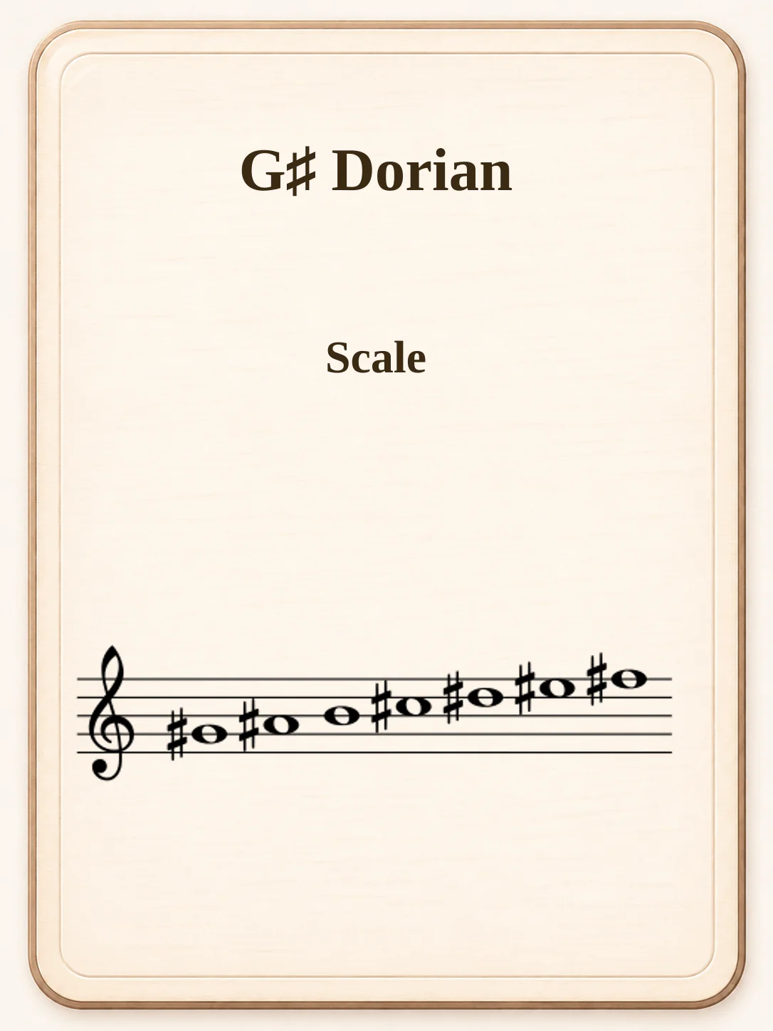 G♯ Dorian