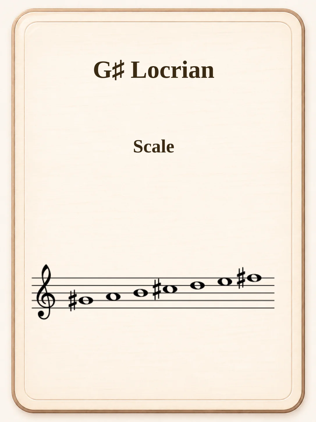 G♯ Locrian